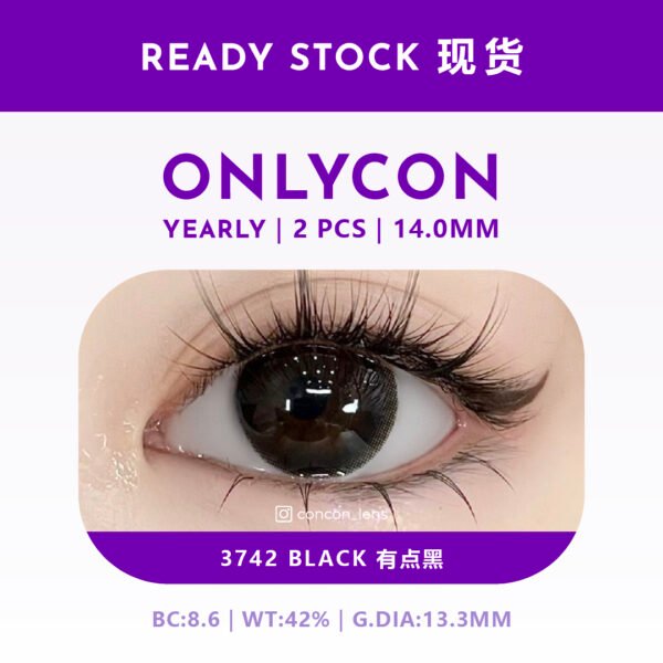 3742 Black 有点黑 14.0mm｜OC1Y